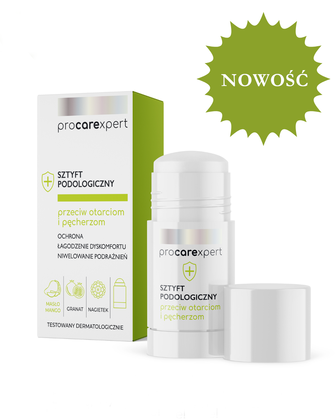 Sztyft podologiczny przeciw otarciom i pęcherzom - nowość